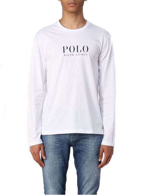 t-shirt polo ml Polo Ralph Lauren accessori | L/S CREW-SLEEP-TOPWHITE